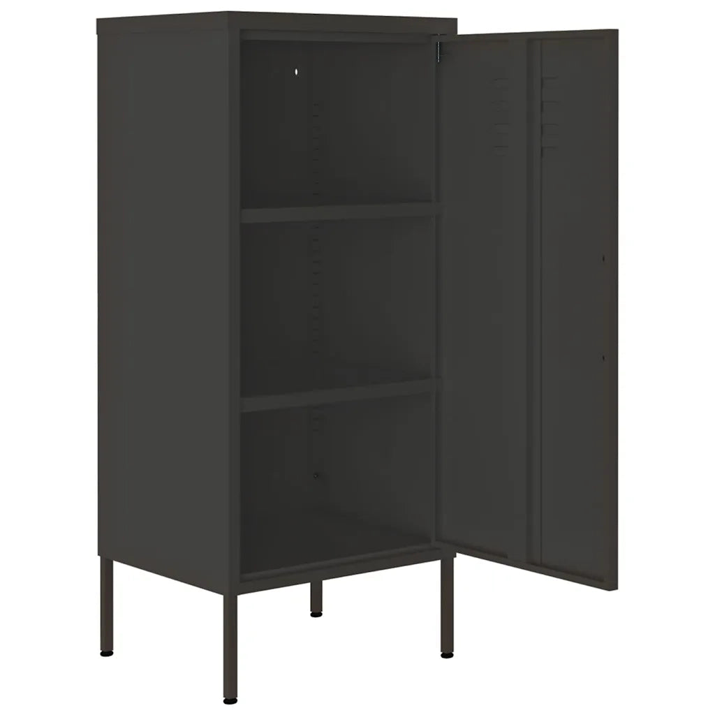 Armadietto Antracite 42,5x35x101,5 cm in Acciaio 336195
