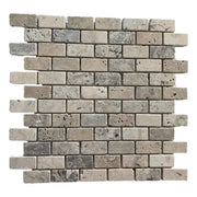 Mosaico in Travertino Philadelphia Invecchiato - 2,3x4,8x1CM