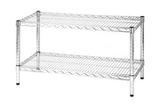 Archimede scaffale metallico scaffale 2 ripiani cm 46 x 91 x h. 50 cucina bagno garage cabina armadio