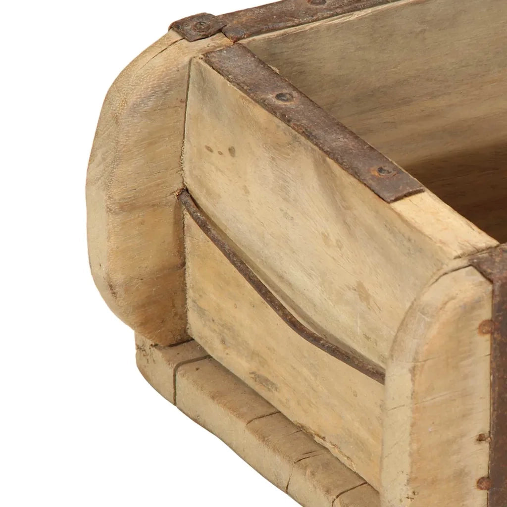 Vassoio 4 pcs Marrone 57 x 15 x 9 cm Legno Recuperato Massello 4019611