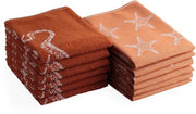 Set di asciugamani per cucina e vasai 12 pezzi - 100% cotone - 6x 50x70cm / 6x 50x50cm - Certificato Oeko-Tex - Assorbenti - Sostenibili - Asciugamani per asciugare