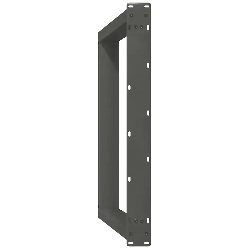 Gambe per tavolo da pranzo a forma di U 2 pz Antracite 70x(72-73) cm Acciaio 4012794