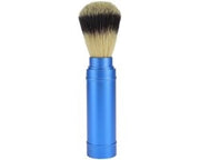 Spazzola per barba compatta - spazzola da barba - set di spazzole per barba - materiale: alluminio - contenitore per viaggio - leggero - dimensioni: 155 x 31 mm