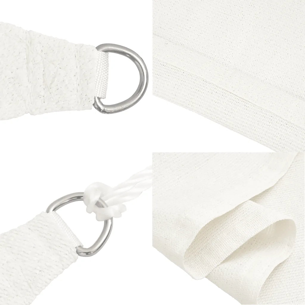 Vela Parasole-Telo Ombra-Vela Ombreggiante 160 g/m2 Bianca 2x5 m in HDPE