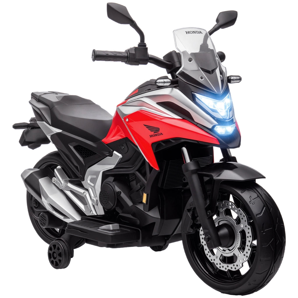 Moto Elettrica Honda per Bambini 3-6 Anni ¨C Xylo ¨C Rosso con Fari LED e Musica, 107x46x75 cm
