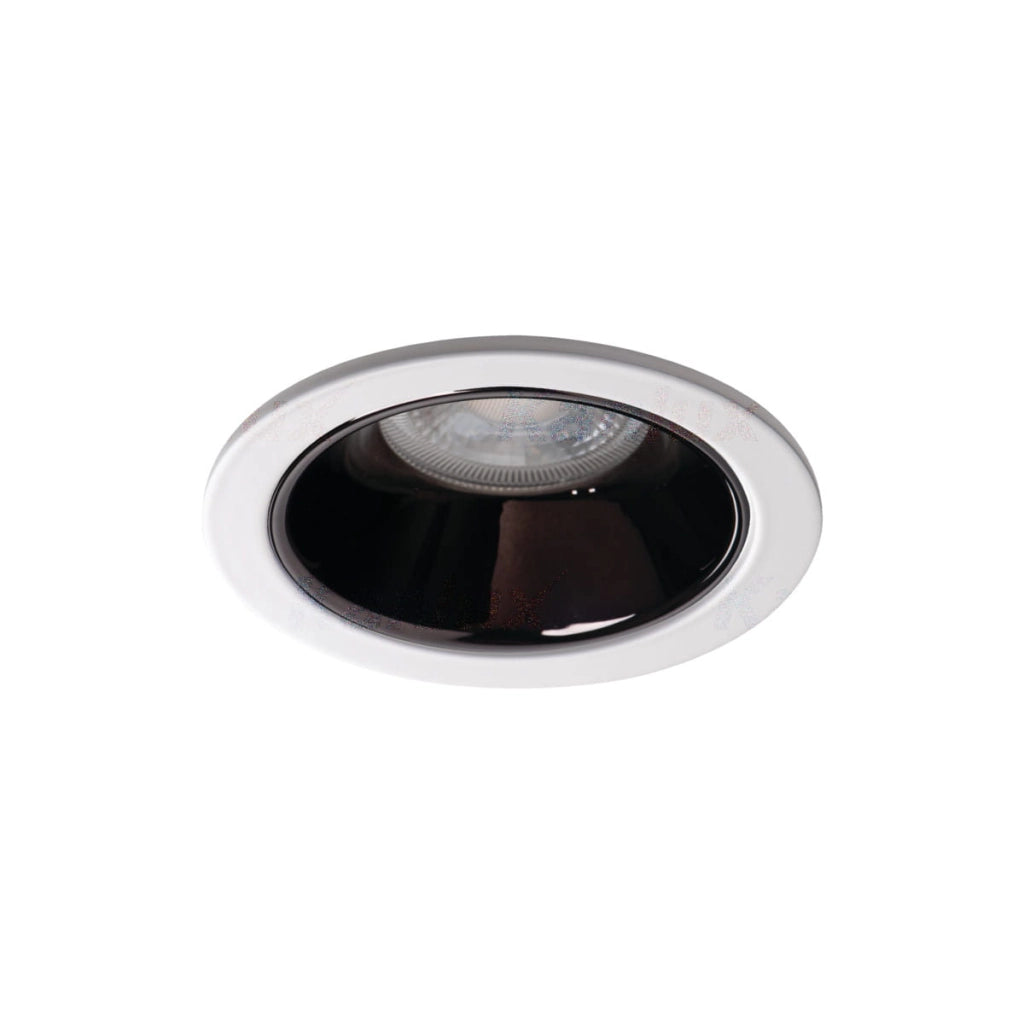 Anello faretto incasso GLOZO Kanlux 10W GU10 bianco/nero