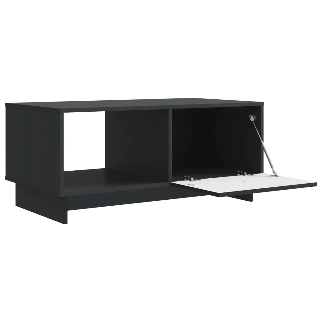Tavolino da salotto | Tavolino da caff¨¨ | Tavolino da Soggiorno Nero 90 x 50 x 40 cm Legno ingegnerizzato