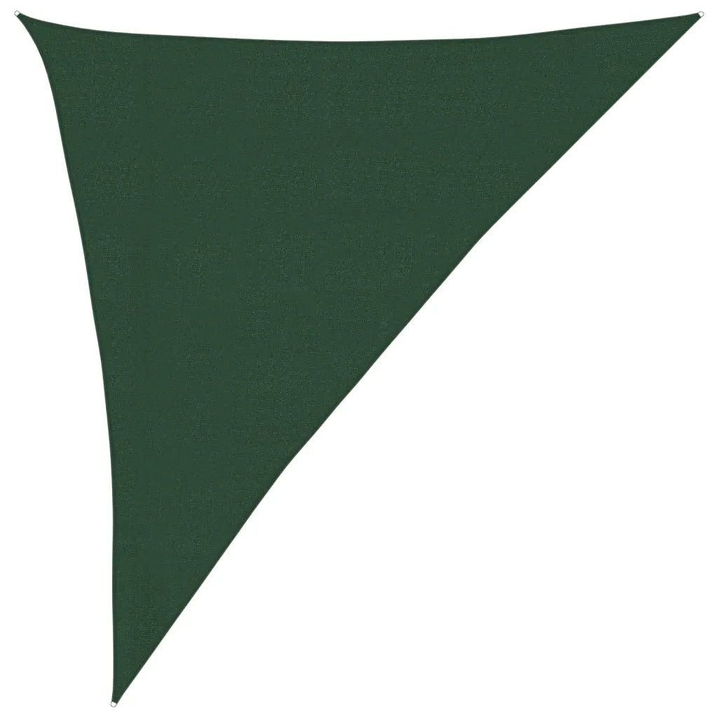 Vela Parasole 160 g/m² Verde Scuro 3x4x5 m in HDPE 311476