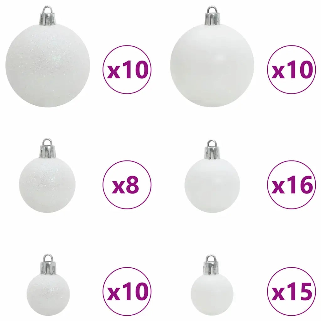 Albero di Natale | Decorazioni natalizie artificiale con 300 LED Bianco 240 cm