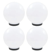 Set di 4 luci da giardino sferiche a LED da 25 cm per un'atmosfera accogliente realizzate in PMMA bianco 02_0046383