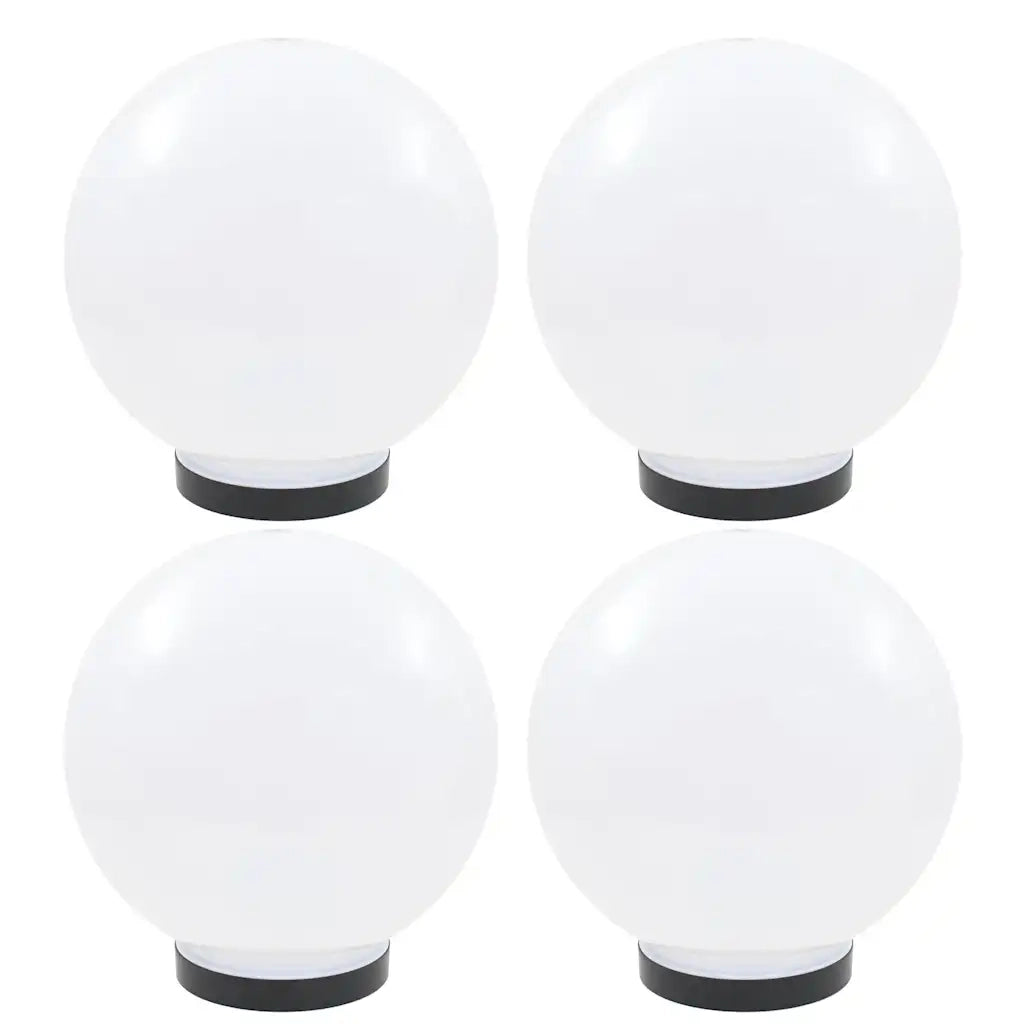 Set di 4 luci da giardino sferiche a LED da 25 cm per un'atmosfera accogliente realizzate in PMMA bianco 02_0046383