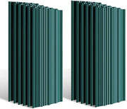 Pannelli Dak trapezoidali 129×46 cm - Metallo zincato, Resistente all'usura & Facili da installare - 14,24 m² - Verde