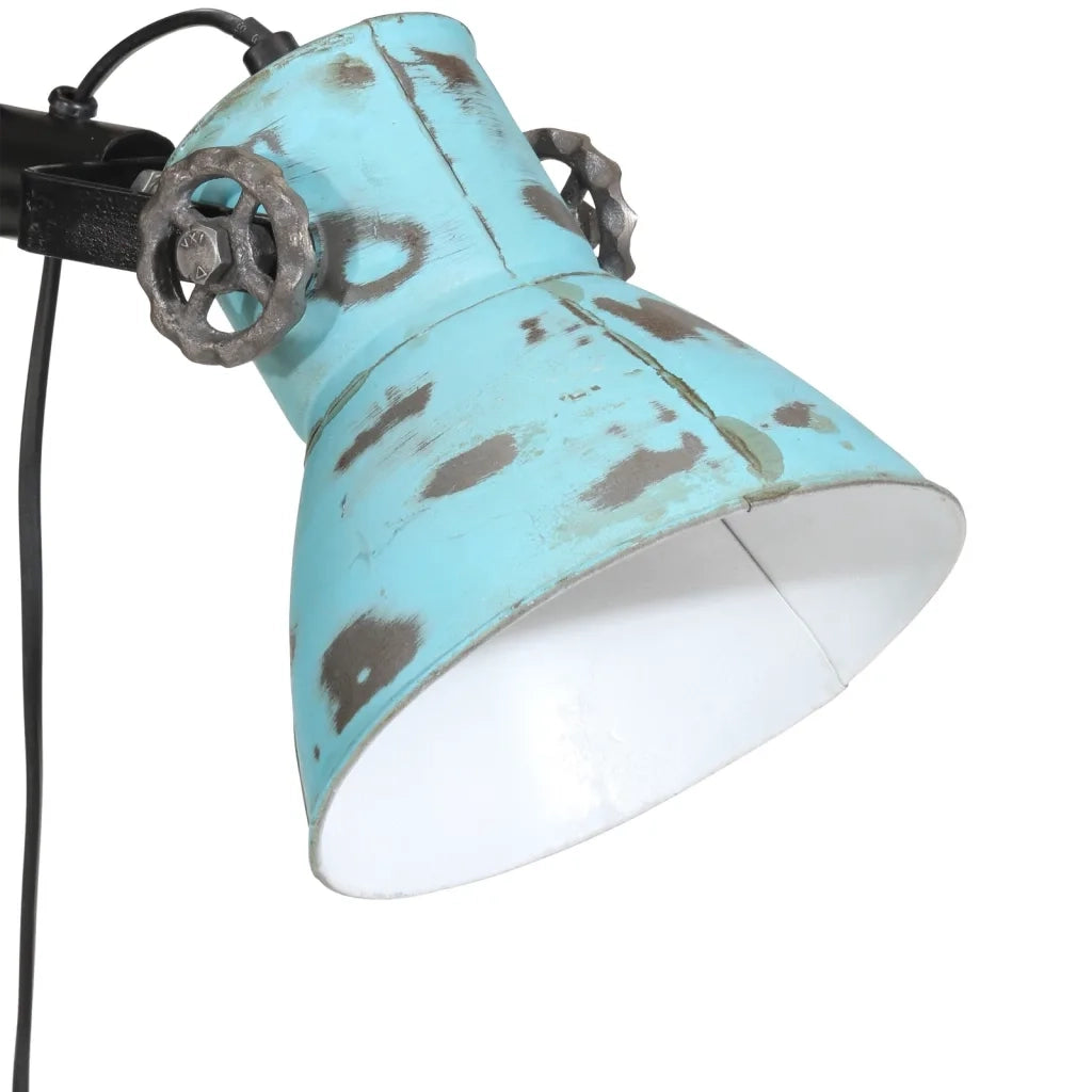 Lampada da Terra 25 W Blu Anticato 25x25x90/140 cm E27 CFW7364926