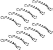 Kit di fissaggio per pavimenti in caucciù - 10 pezzi - Acciaio inossidabile - Duraturo - Materiale di fissaggio - Foro di installazione 5 mm - Lunghezza totale 70 mm - Ossigenazione