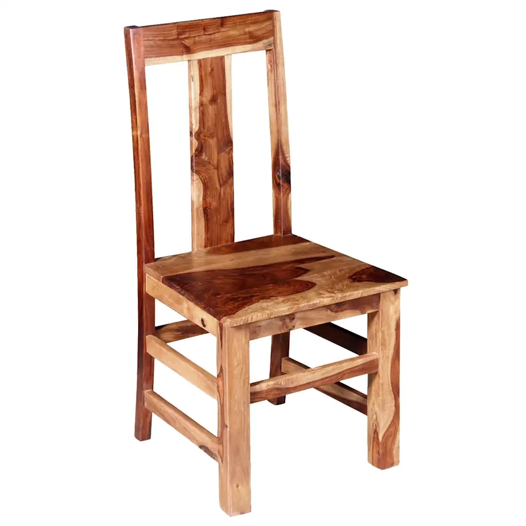 Set Sedie da Pranzo 2 pz in Legno Massello di Acacia 243964