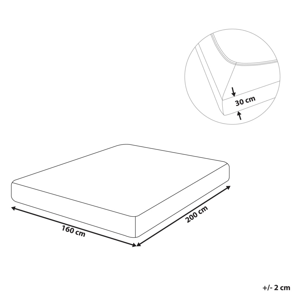 Lenzuolo con angoli cotone beige sabbia 160 x 200 cm con bordi elastici modello classico a tinta unita camera da letto classica