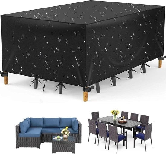 Copertura impermeabile per arredi esterni - resistente ai raggi UV, impermeabile, 240 x 170 x 75 cm - Cappotto per tavolo e sedie