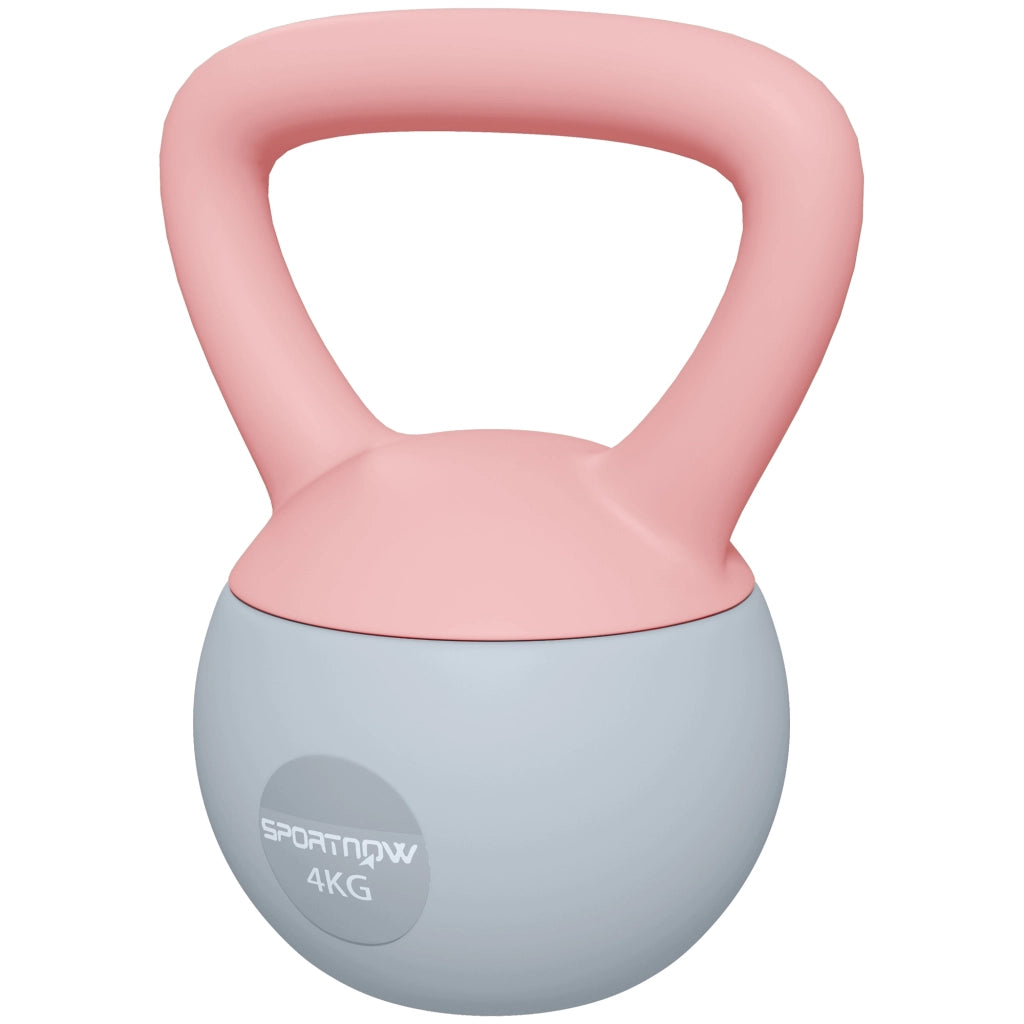 Kettlebell 4 kg ¨C zephmum ¨C rosa e grigio