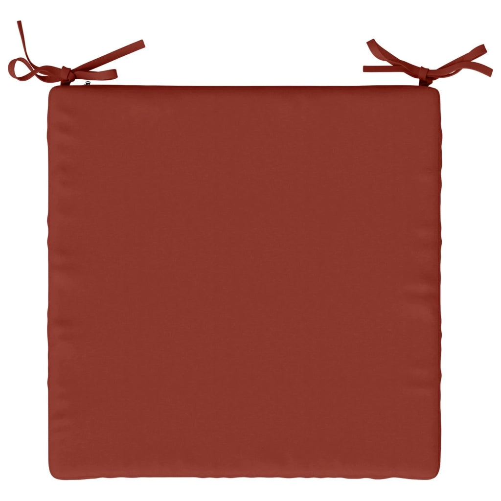 Cuscini per Sedia in 4 Pezzi SOEST 4 pz 100% Poliestere Rosso 944448