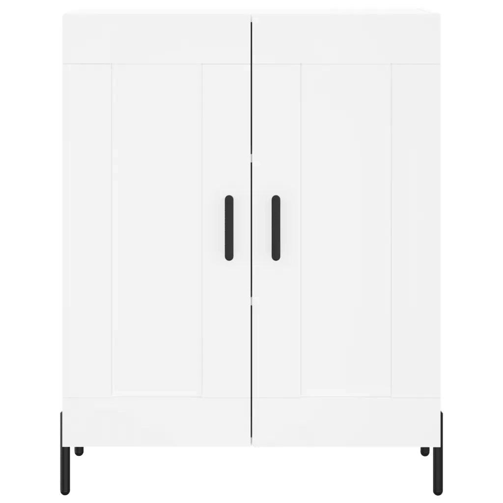 Credenza | Madia | Buffet da pranzo | Armadio da pranzo Bianca 69,5x34x180 cm in Legno Multistrato