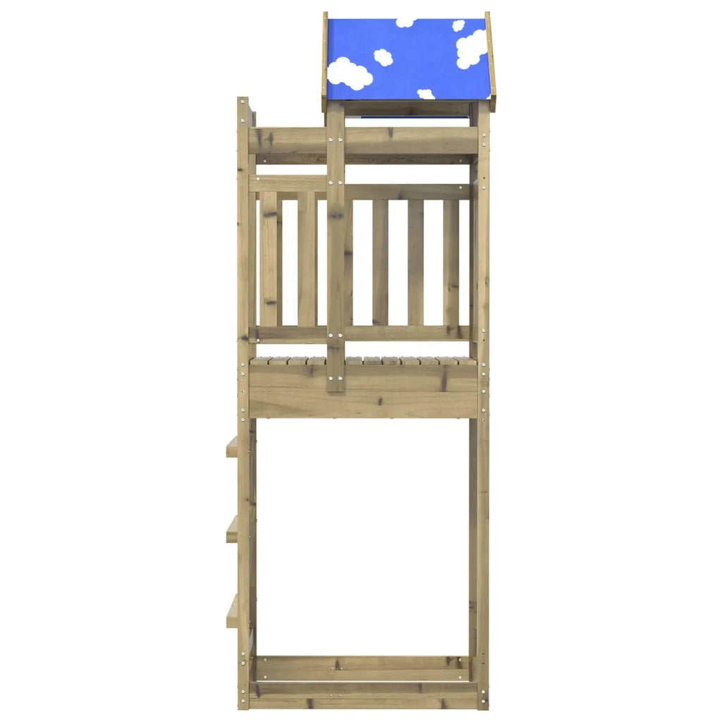 Torre da Gioco Marrone Legno Impregnato Solido 3417195