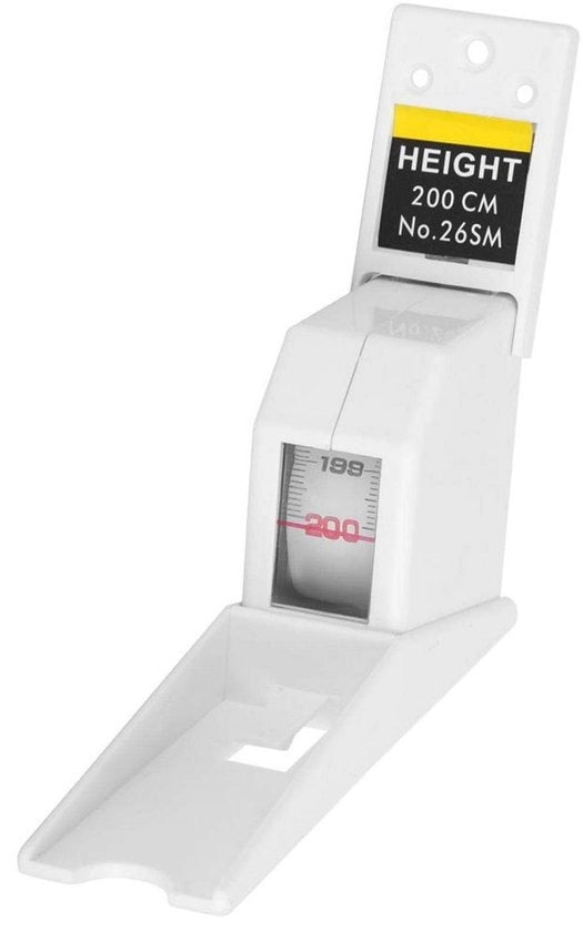 Misuratore di Altezza Portatile 2 Metri - Misuratore da Appendere - Nastro di Misura Rilegabile - Adatto per Bambini/Adulti - Materiale Duraturo - Preciso e Affidabile