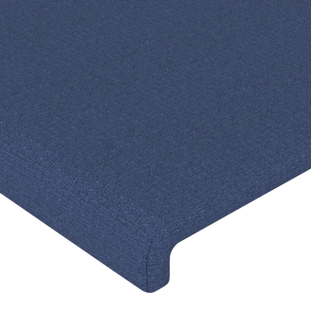 Testiera | Testata ad Orecchio Blu 103x23x78/88cm in Tessuto