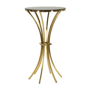 Tavolo Bar VKH878, Oro, Vetro, 60x60x108 cm