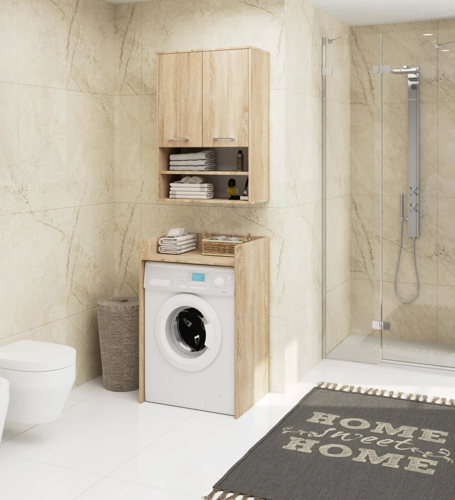 Mobile bagno sospeso AKORD FIN H934 W64 Quercia Sonoma 2 ante 64x94x30 cm