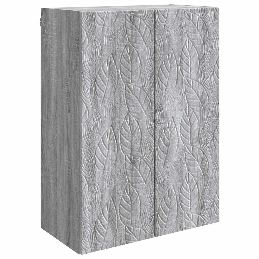 Armadietto a Muro | Mobiletto a muro Sonoma grigio 66 x 34,5 x 90 cm