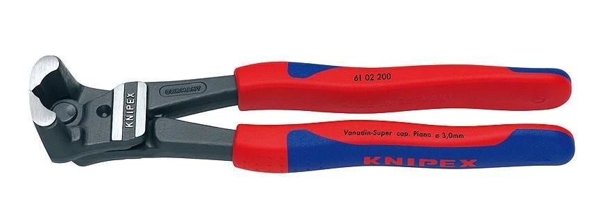 Knipex 61 02 200 Pinza Tagliabulloni Ad Alta Leva Acciaio Al Cromo Vanadio Lunghezza 200 mm colore Nero