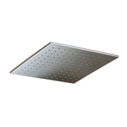 SOFFIONE DOCCIA QUADRATO IN OTTONE STEEL LOOKING MODELLO SYNCRO - 1/2- 1GETTO - 200X200MM - STEEL LOOKING  - PAF
