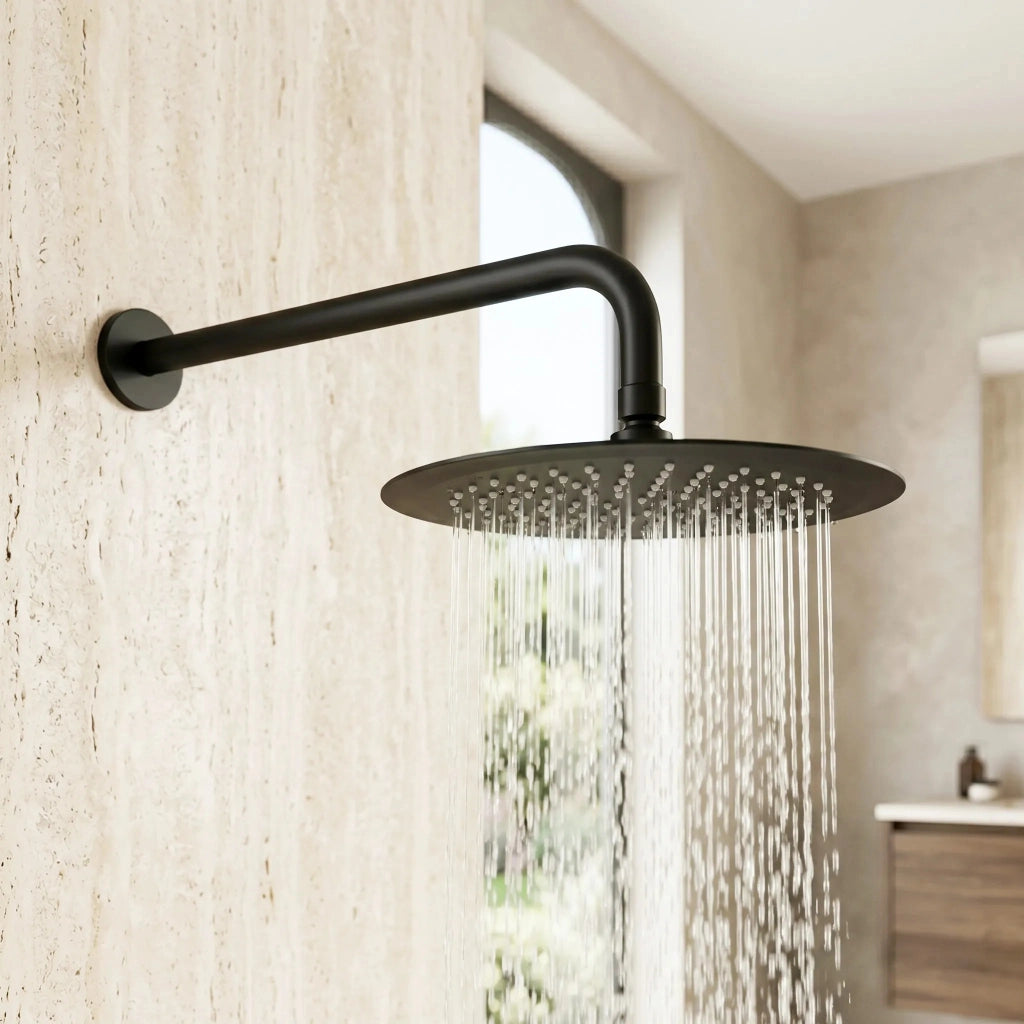 Soffione Doccia Rotondo Rea Js-p014b 25cm Black