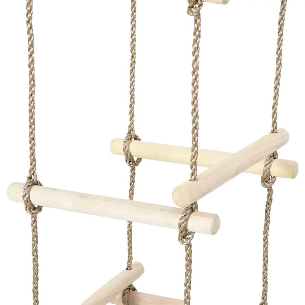 Scala di Corda per Bambini 200 cm in Legno 91802
