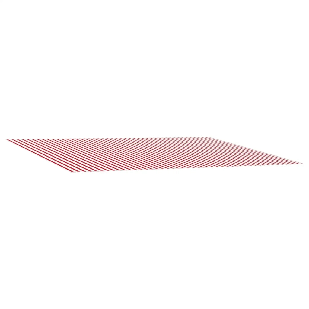 Telo di ricambio per tenda da sole Rosso e Bianco 500 × 350 cm 3444314