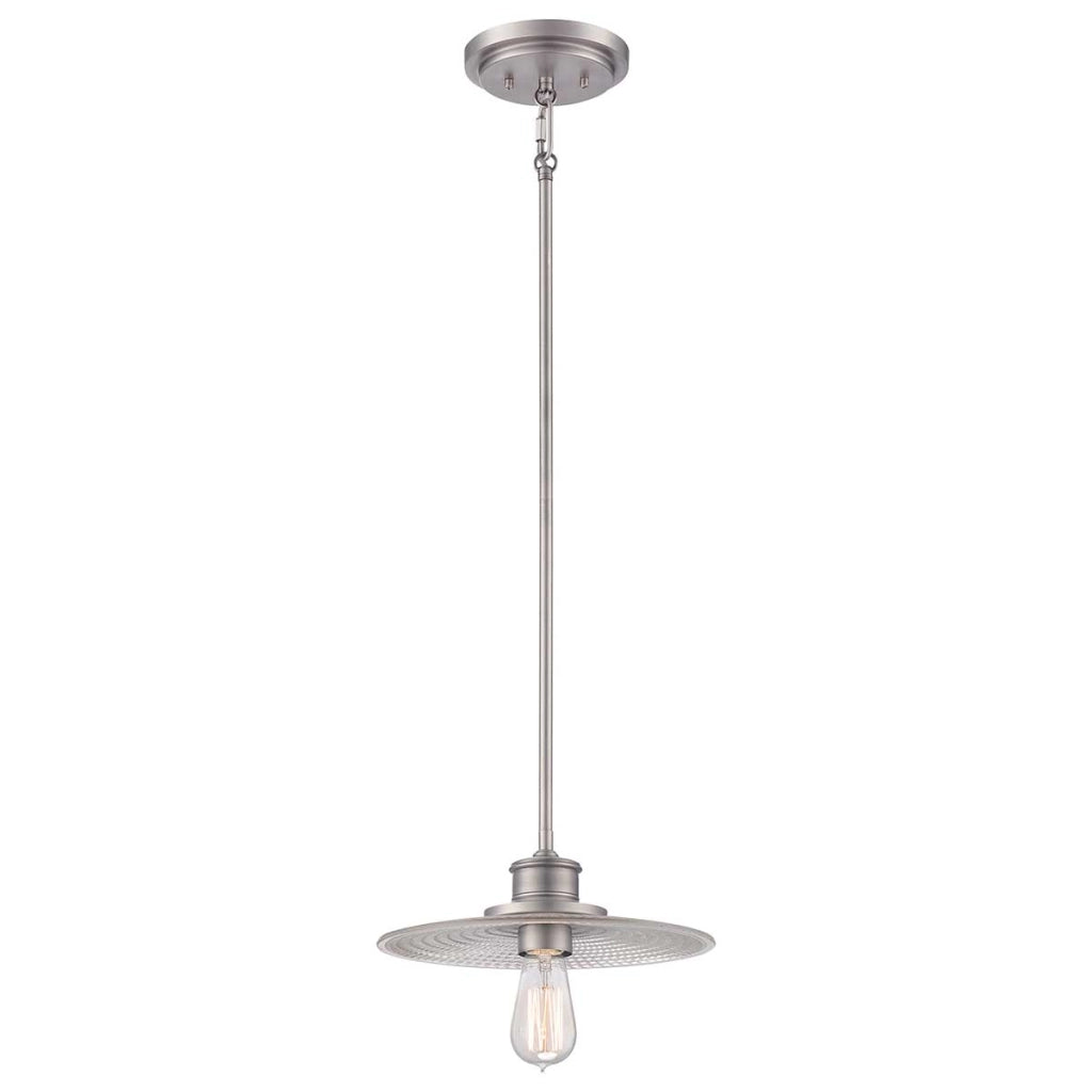 Lampada a sospensione Quoizel Admiral nichel E27 60W