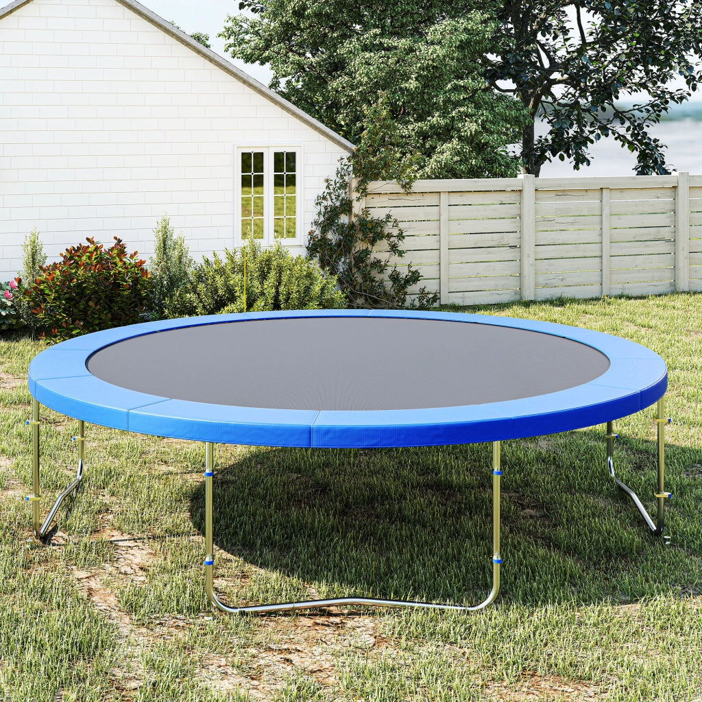 Cuscino di protezione per trampolino ¨C Minimal ¨C blu ? 366 cm