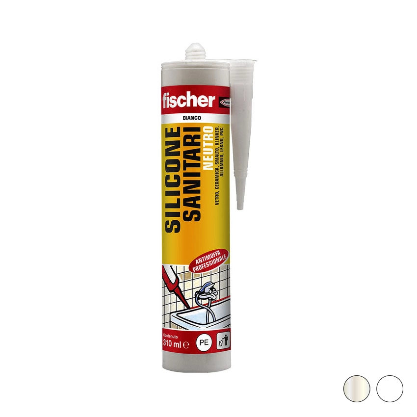 SILICONE SANITARI NEUTRO SNS- Trasparente - 310 ml- FISCH- pezzi 1