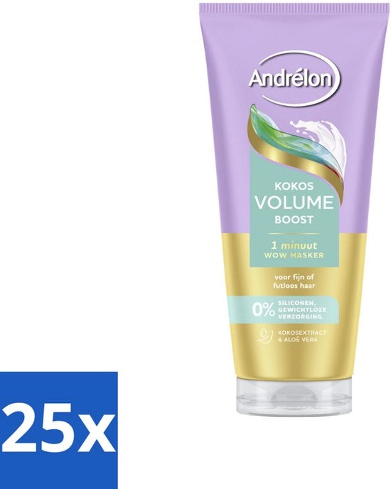 25 x Haarmasker per Volume Kokos - 180 ml