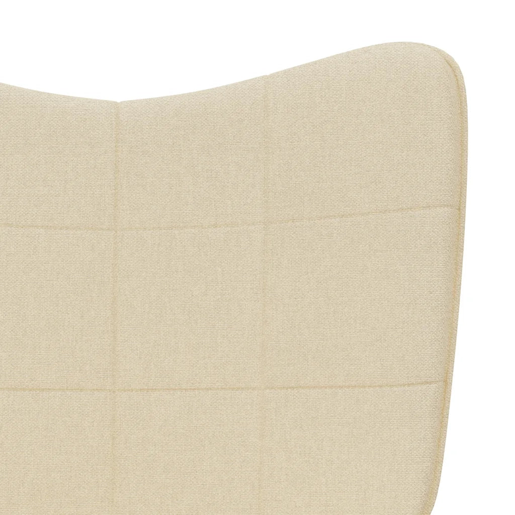Sedia a Dondolo Crema in Tessuto 328009