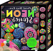 Collezione di pietre neon - Kit di pittura a mano per l'arte fai da te