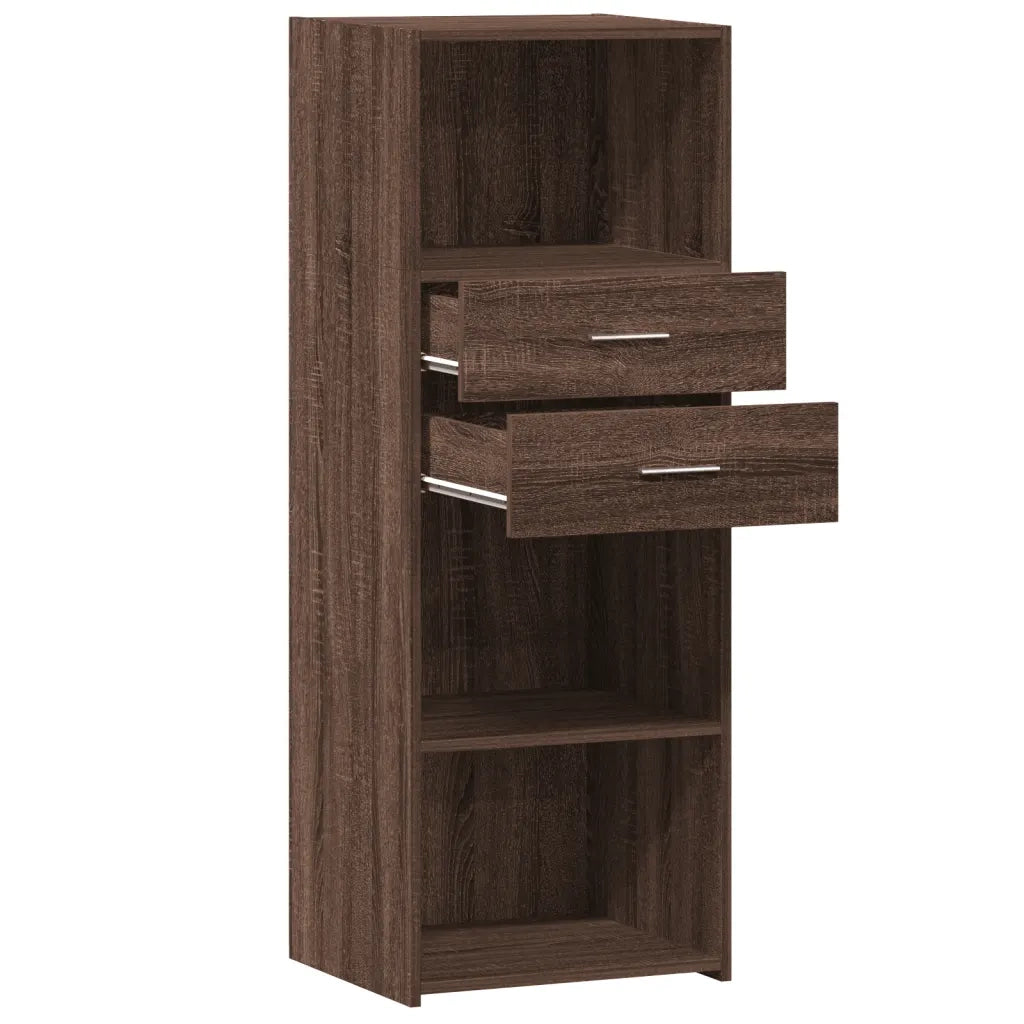Credenza | Madia | Buffet da pranzo | Armadio da pranzo Rovere Marrone 45x42,5x124 cm in Legno Multistrato