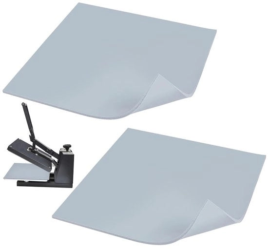 Sostegno in silicone da 2 pezzi - Piastra termica 301x301 mm - Resistente e duraturo - Isolante a spazzola - Progetti DIY - Facile da tagliare