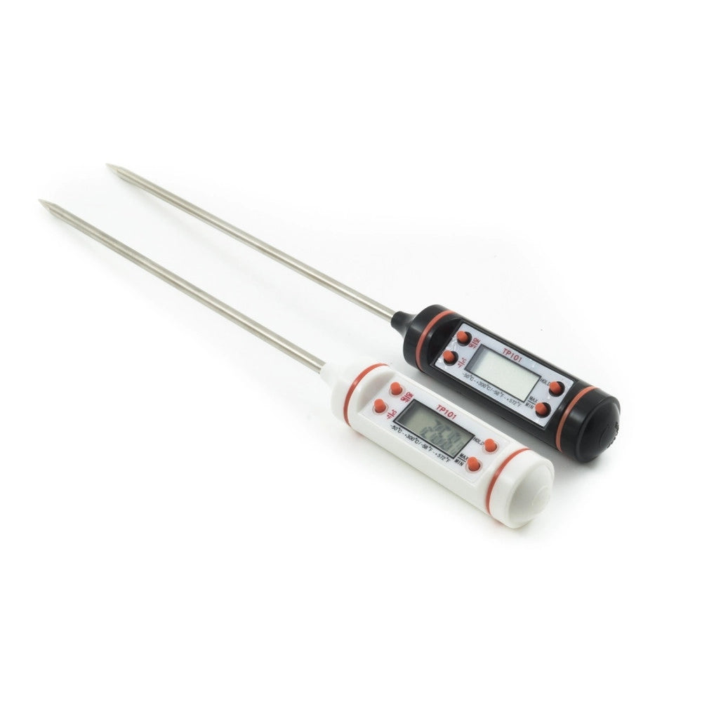 Trade Shop - Termometro Da Cucina Digitale Con Lettura Istantanea Display Lcd Sonda Lunga -