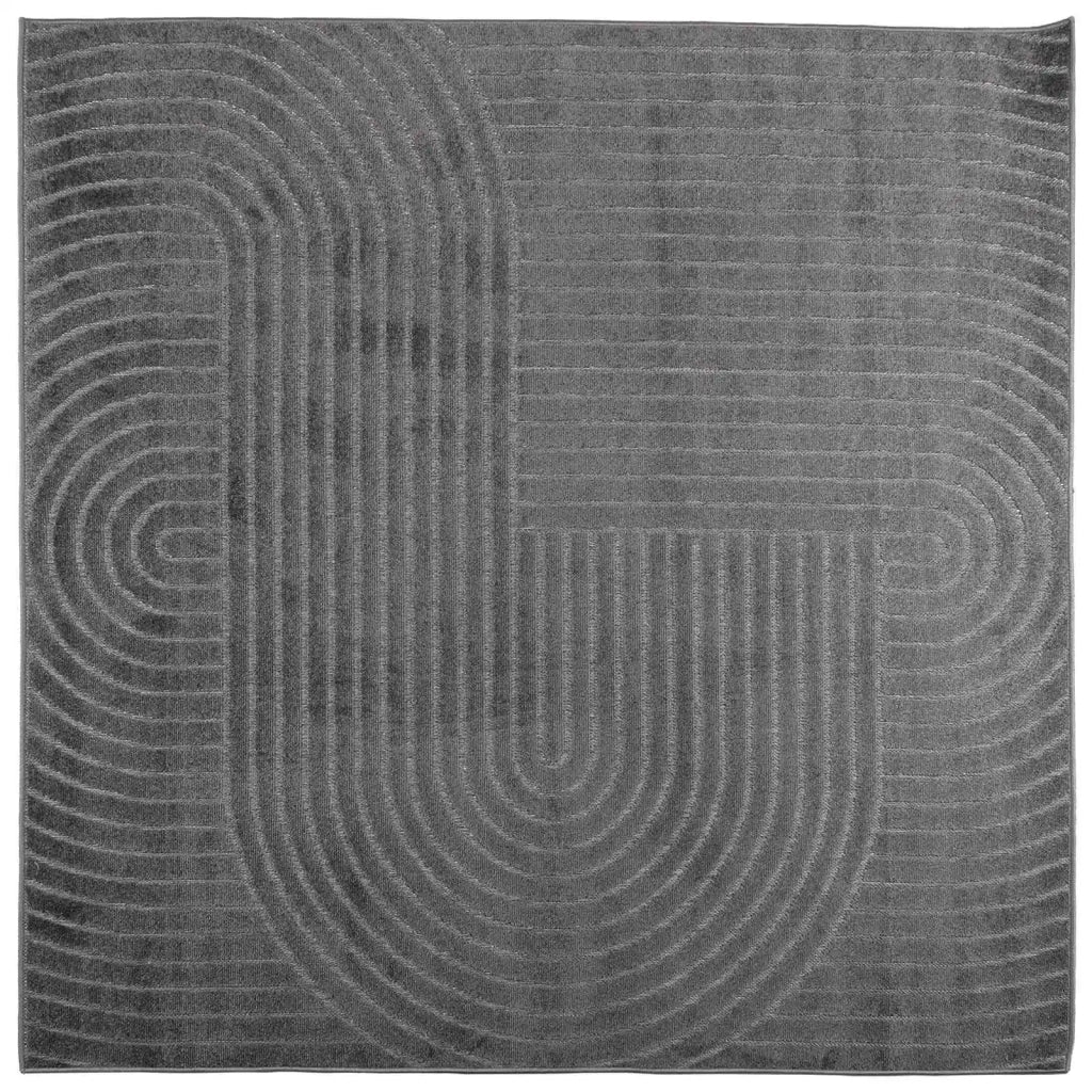 Tappeti per area PALMERAS Antracite 240 x 240 cm Poliestere 42022618