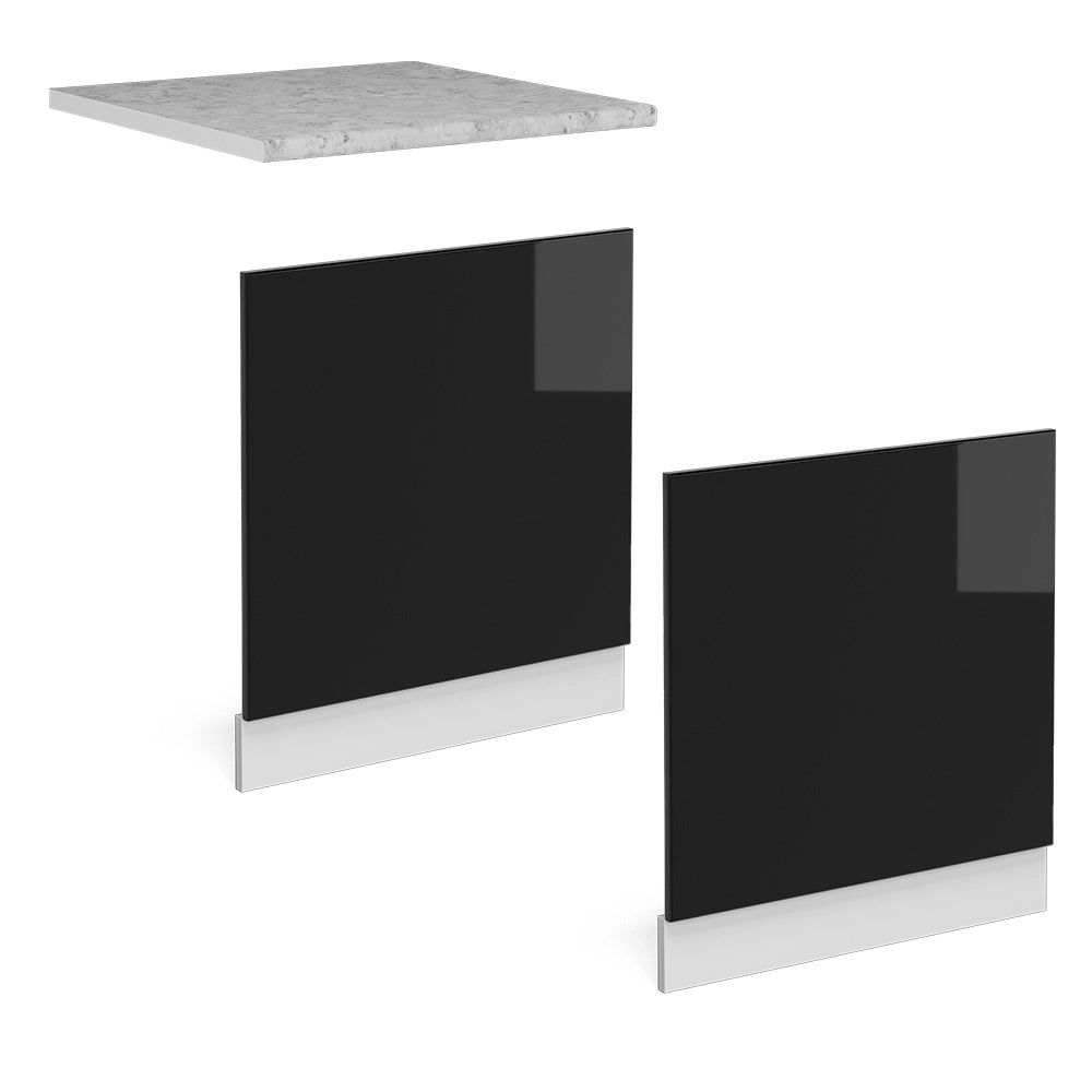 Vicco Pannello frontale Nero lucido 60 cm , PL Antracite