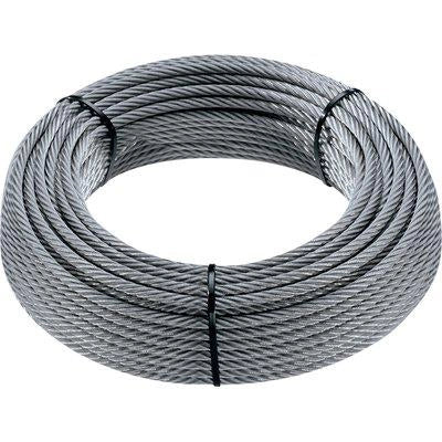 FUNE ACCIAIO ZINCATA MINIROLL - D.MM  4 L.MT  10- 5 pezzi