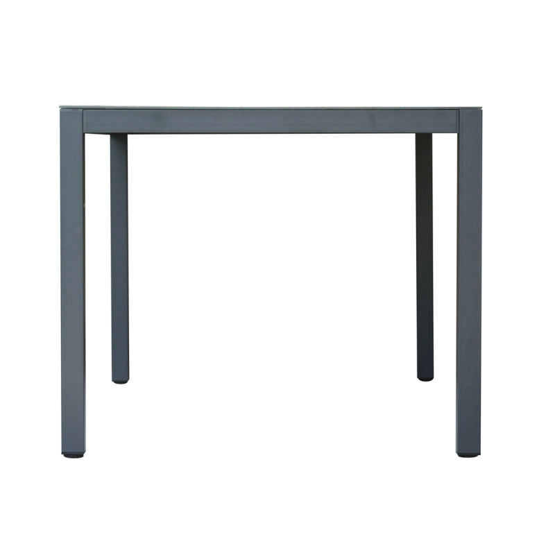 Dining Set Tarquinia Con 4 Sedie In Ferro Antracite Moia