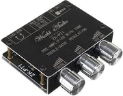 Ricevitore Bluetooth 5.0 Audio - Decodificatore Stereo Senza Fili - Formato Compattibile - Regolatore del Volume - Regolazione del Treble e del Bass - Adatto per...