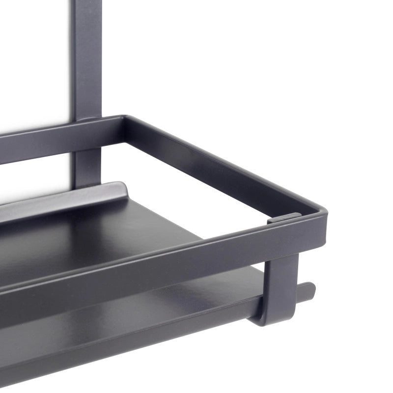 Kit di porta spezie Titane per mobile da cucina o pensile, Acciaio, Grigio antracite